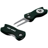 Custom G7325 'Fix-All!' Divot Repair Tool With Ball Marker, Plastic And Stainless Steel, 1.25