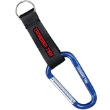 Blank M8878 Carabineer (8Mm), Heavy-Duty Carabiner With Removable Key Ring And Strap, 1.75