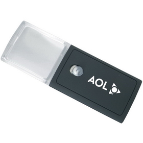 Custom ML3009-C Illuminated Magnifier, Acrylic Frame With Illuminated Reading Light, 1.75" W X 5.5" H X 1" D