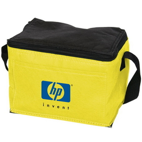 Blank NW6915 Non Woven Cooler/Lunch Bag, Non Woven 90 Gram Polypropylene, 8" W X 5.5" H X 5.5" D