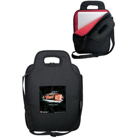 Custom P8003 15" Laptop Bag, 300D Polyester, 12" W X 15" H X 1" D