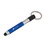 Custom PE8248 Mini Key Ring Stylus Pen, Abs Plastic Body Conductive Stylus Features A Metal Key Ring, 0.375" Diameter X 3.125" H, Price/piece