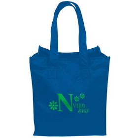 Blank RE428 Recycled Pet Tote Bag, 160 Gm/M2 22 Needle Stitch Material Made From 85% Post-Consumer Recyclable Plastic, 11.75" W X 13" H X 7.75" D