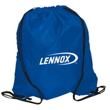 Custom RE4825-C Recycled Drawstring Knapsack, Fabric Constructed Of 300D Polyester, 14.5