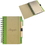 Blank RP4751 Recycled Cardboard Notepad, Spiral Bound Jotter With 80% Recycled Cardboard And Coloured Linen Cover, 5" W X 7" H X 0.75" D, Price/piece