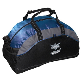 Blank SP7223 21" Sports Bag, 600D Polyester And Dobby Nylon, 21" W X 12" H X 9" D
