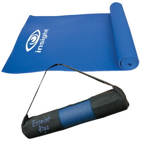 Blank YM3704 Yoga Mat, 600D Polyester Carry Bag, 24" W X 66" H (Mat)