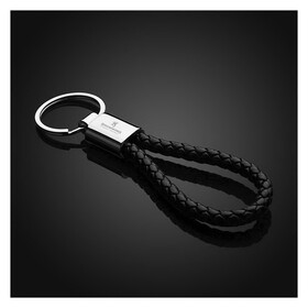 High Caliber Line A1717 Braided Leatherette Key Chain