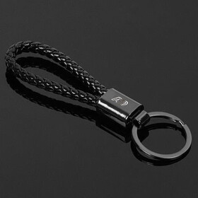 Custom High Caliber Line A7012 Gunmetal Braided Key Chain