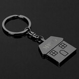 Custom High Caliber Line A7016 Gunmetal Casa Key Chain