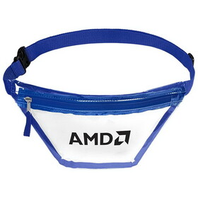 Custom High Caliber Line B110 Clear PVC Fanny Pack