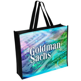 Custom High Caliber Line B205 18" x 15" Laminated Full Color Tote Bag