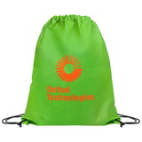 Custom High Caliber Line B516 14.5 x 17.5 Eco-Friendly 80GSM Non-Woven Drawstring Backpack