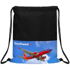 Custom High Caliber Line B544S Dye Sublimation 300D RPET Drawstring Backpack