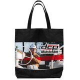 Custom High Caliber Line B545S Arlington 300D Two-Tone Dye Sublimation Tote Bag