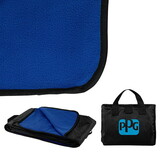 Custom High Caliber Line H801 260g Polyester Fleece Picnic Blanket 50