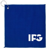 Custom High Caliber Line H813 Spirit RPET Rally / Golf Towel with Carabiner