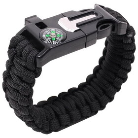 Custom High Caliber Line H908 Crossover Outdoor Multi-Function Tactical Survival Band With Fire Starter