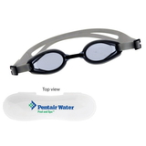 Custom White Adult Sport Swim Goggles