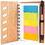 High Caliber Line JT125 Bamboo Front Cover Notebook with Sticky Note and Pen Bamboo