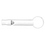Custom Aluminum Metal Whistle Key Chain, Price/each