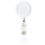 Custom Round-Shaped Retractable Badge Holder, 1 1/4" Diam, Price/each