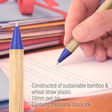 High Caliber Line P744 The Camden Bamboo Retractable Wheat Straw Eco-Pen