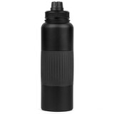 Custom High Caliber Line S847 Goliath 40oz. Powder-Coated Stainless Steel Water Bottle with No-Slip Grip