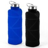 Custom High Caliber Line S974 Origami 25oz. Silicon Water Bottle