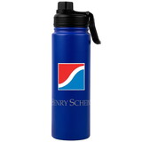 Custom High Caliber Line S986 Ashford Bottle with Insulated Stainless Steel and Spout Lid - 24oz.