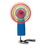 Custom Rainbow Light Mini Fan with Soft Plastic Blades, Price/each