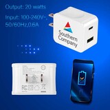 Custom High Caliber Line T822 UL Certified 20 Watt USB Type-C Wall Charger