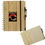 Custom Khaki Bamboo Eco Notebook, 5 1/4"W X 7"H, Price/each