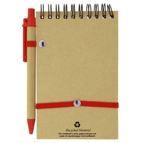 Custom Recycled Jotter Pad, 3 1/2"W X 5 3/4"H