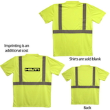 Custom Ansi 2 Yellow Safety T-Shirt