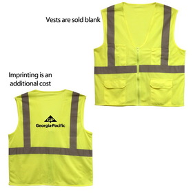 Ansi 2 Safety Vest with Pockets
