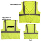 Custom Ansi 2 Yellow Safety Vest