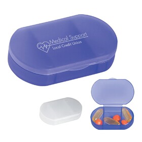 Custom Oval Shape Pill Holder