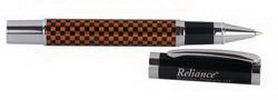 Custom 10503-CO - Interface Rollerball with Sleek Feel and Design with Checkered Grid on Barrrel