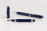 Custom 12213-NV - Perfect Balance Twist Action Ballpoint Pen & Rollerball Pen - Navy