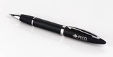 Custom 12801-BK - Rubber Grip Twist Action Ball Point Pen - Black