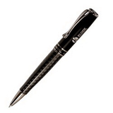 Custom 13301 - Twist Action Metal Ballpoint Pen with Carbon Fiber Barrel Design