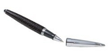 Custom 3003-BLACK - Imazon Leather & Chrome Rollerball Pen