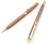 Custom 3612-ROSEWOOD - Impella Wood Twist Action Ballpoint Pen & Pencil, Price/set