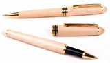 Custom 3713-MAPLE - Wooden Illusion Series Ballpoint & Rollerball Pen Set