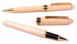 Custom 3713-MAPLE - Wooden Illusion Series Ballpoint & Rollerball Pen Set