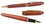 Custom 3713-ROSE-WOOD - Wooden Illusion Series Ballpoint & Rollerball Pen Set, Price/set
