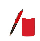 Custom 4219-RED - I x treme Colorfulretractable Ballpoint and Wallet/Card Holder