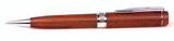 Custom 55901-ROSE-WOOD - Inforest Flat Top Wood Twist Action Ballpoint Pen