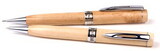 Custom 55912-MAPLE - Inforest Flat Top Wood Ballpoint Pen and Pencil Set